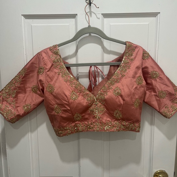 ✨Pink and Gold Indian Lehenga✨ - Picture 10 of 16